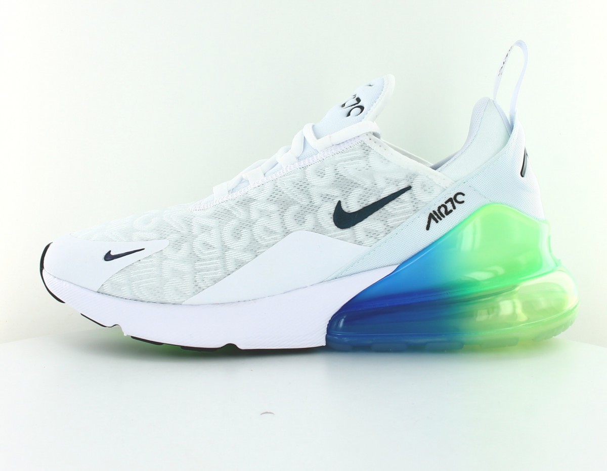 nike air max 270 blanche bleu